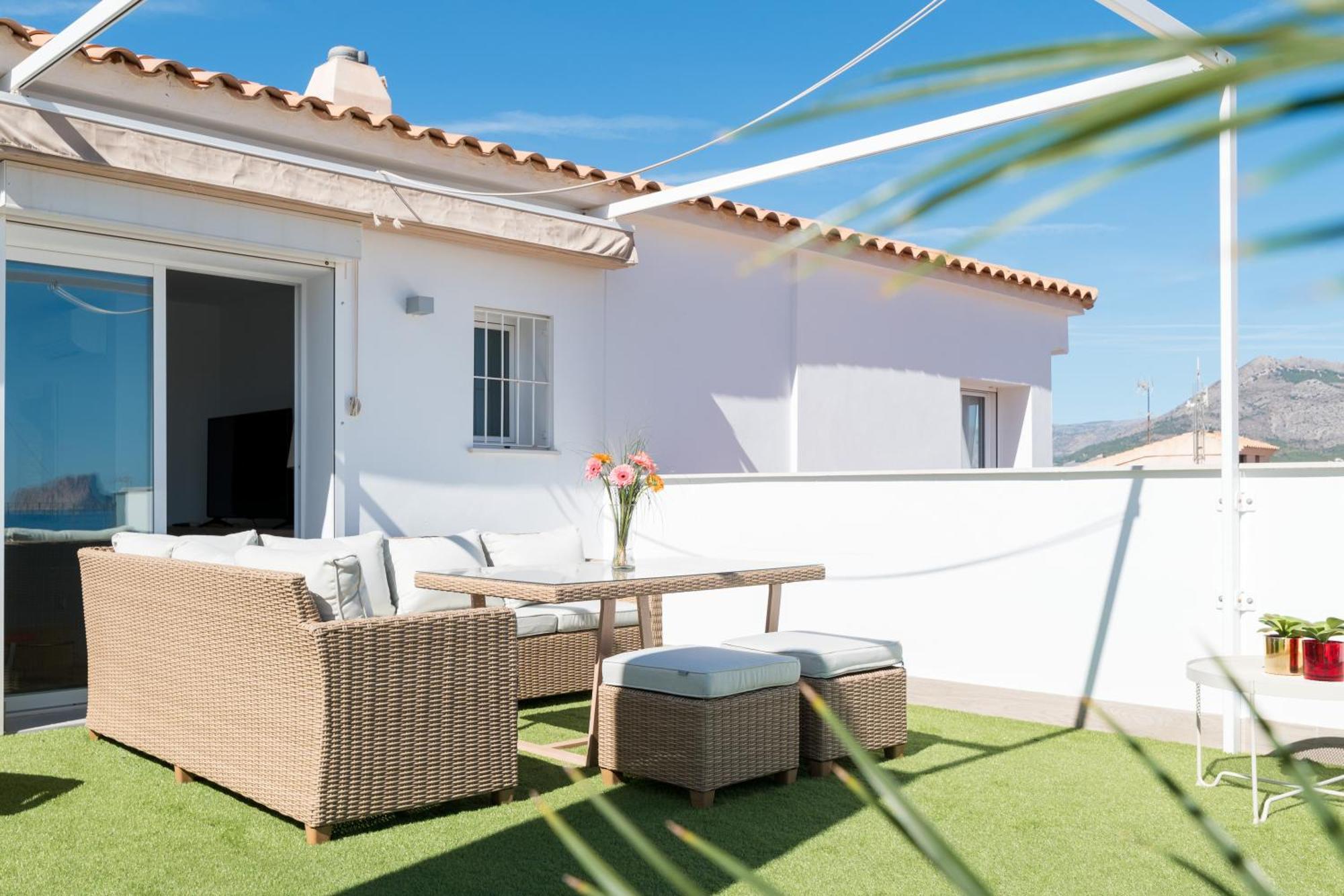 Atico Vistas Al Mar, Terraza, Piscina Y Parking By Vero ألتيا المظهر الخارجي الصورة